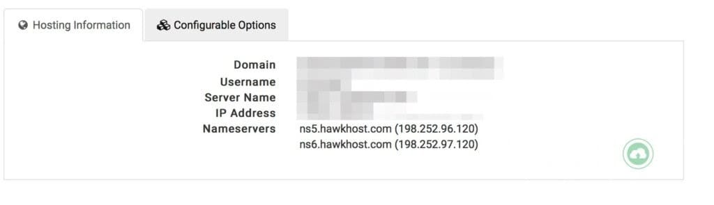 Lấy thông tin nameserver value của tên miền