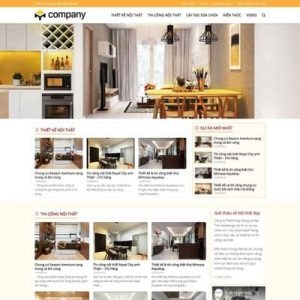 thiết kế web nội thất