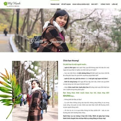 thiết kế web blog cá nhân