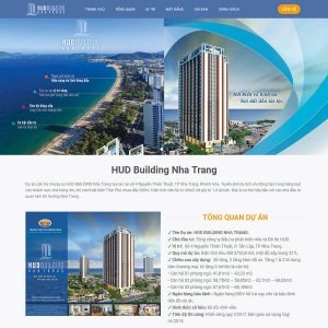 thiết kế web bất động sản,