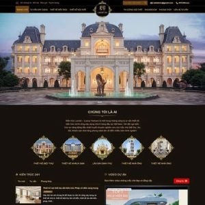 thiết kế web công ty xây dựng