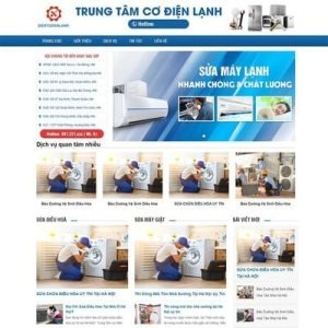 Thiết kế web dịch vụ điện nước