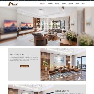 thiết kế web nội thất,