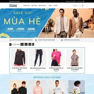 thiết kế web thời trang
