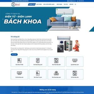 Thiết kế web dịch vụ điện nước
