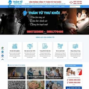Thiết kế web dịch vụ bảo vệ
