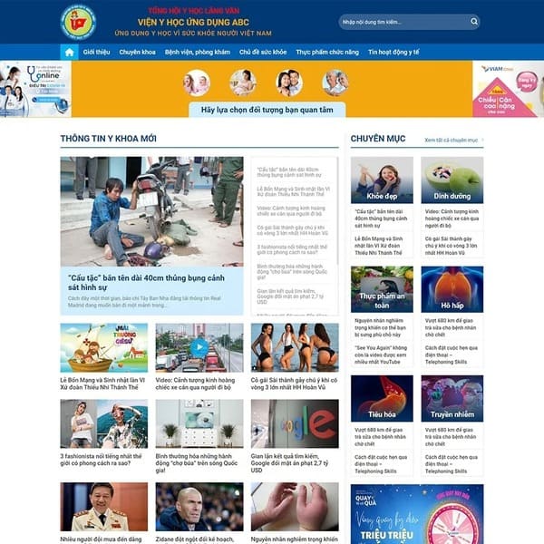 Thiết kế web tin tức