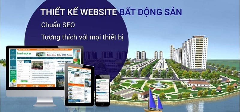 Thiết kế website bất động sản chuyên nghiệp
