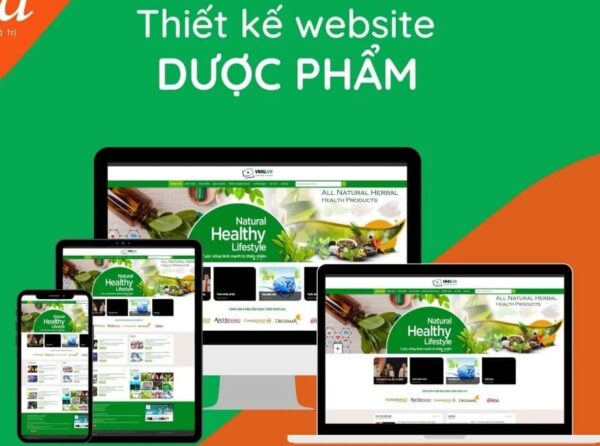 Thiết kế website dược phẩm nhà thuốc chuẩn SEO