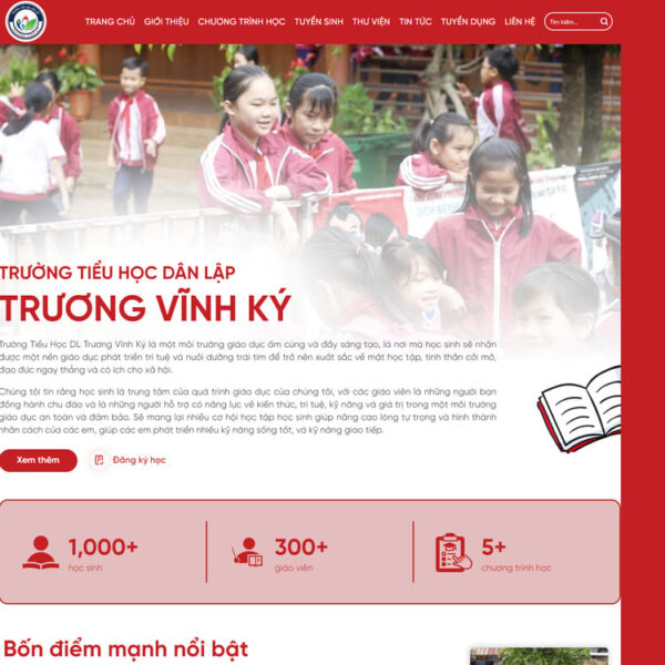 Theme trường tiểu học